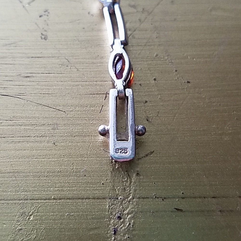 Sterling Silver Gemstone Bracelet - Picture 4 of 5